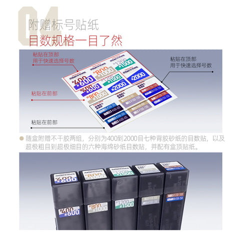 Sandpaper Organizer Box