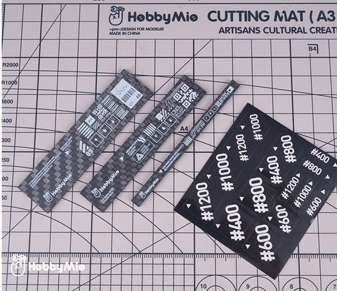 Hardcore Type Carbon Fiber Sanding Block Set (3pcs)