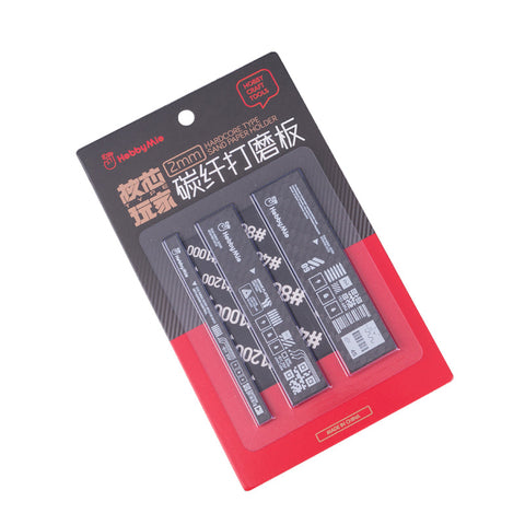 Hardcore Type Carbon Fiber Sanding Block Set (3pcs)