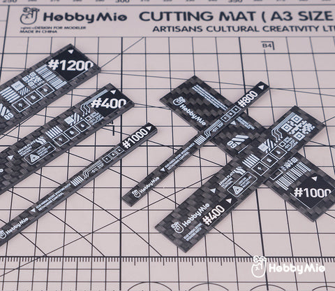 Hardcore Type Carbon Fiber Sanding Block Set (3pcs)