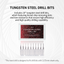 DSPIAE AT-SHD Precision Aluminum Alloy Hand Drill with Tungsten Drill Bits Set